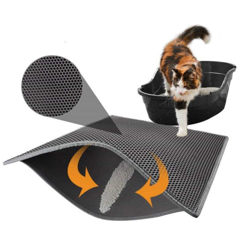 Cat Litter Pad Honeycomb Cat Pad Waterproof Urine Proof Pad Pet Supplies - Storeora