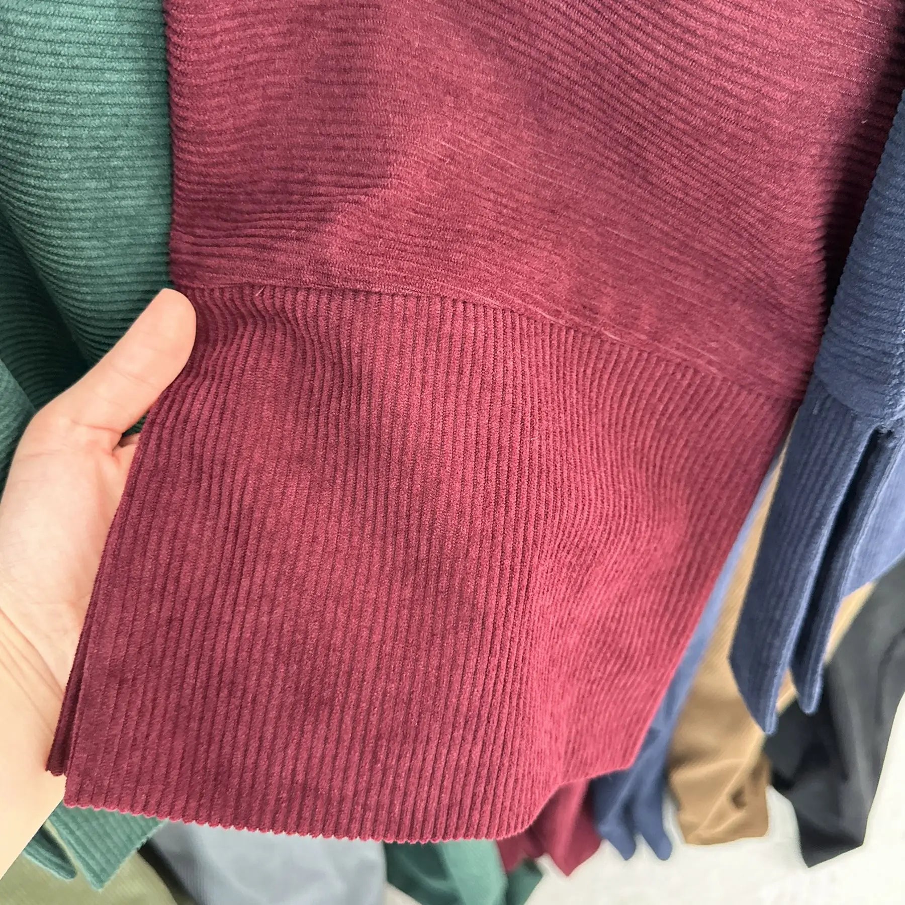 Corduroy Winter Abaya – Elegant Dubai Style