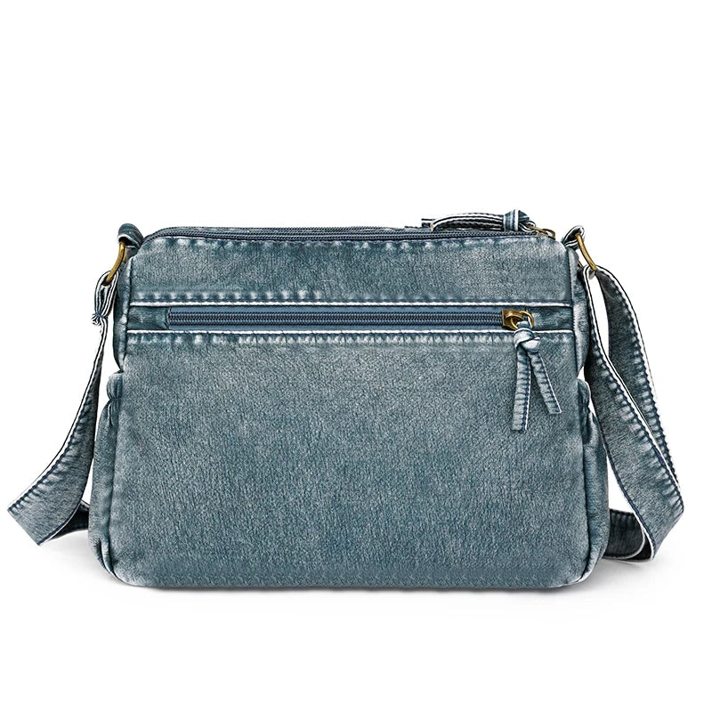 Vintage PU Leather Shoulder Bag – Large Capacity Tote